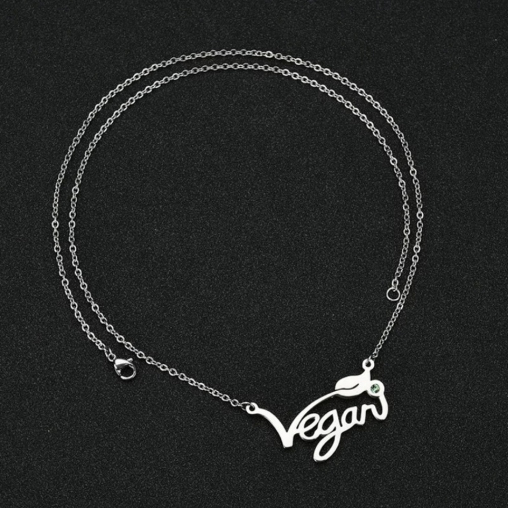 Vegan Pendant Necklace